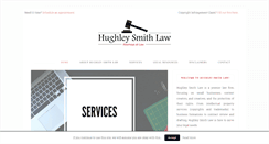 Desktop Screenshot of hughleysmithlaw.com